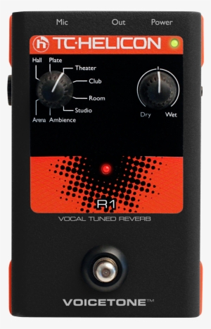 Tc Helicon Voicetone R1 - Tc Helicon Voicetone R1 Vocal Tuned Reverb Pedal