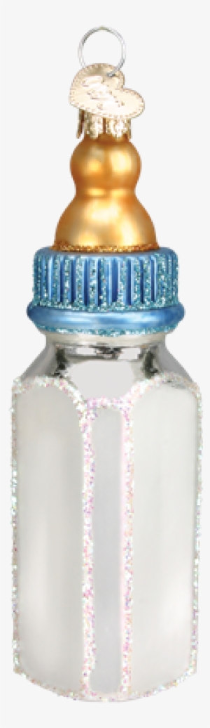 Baby Bottle Glass Ornament By Old World Christmas,