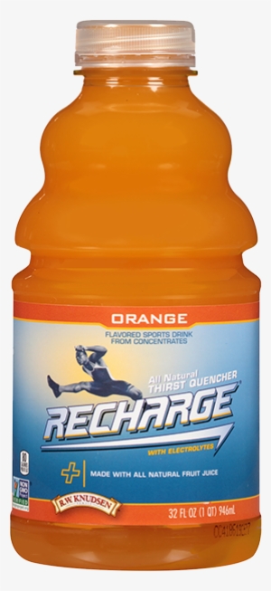Orange Recharge® - Recharge Lemon | Organic | 32 Floz | Knudsen