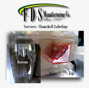 Please Inquire With Us When You Buy Your Clamshells - Box