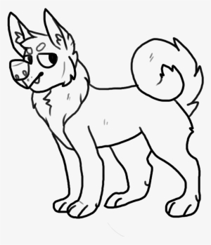 Doge Lineart By Poltergyst - Line Art Doge