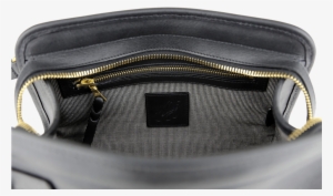 Black Large Travel Kit Shrunken Bison Leather - Handbag