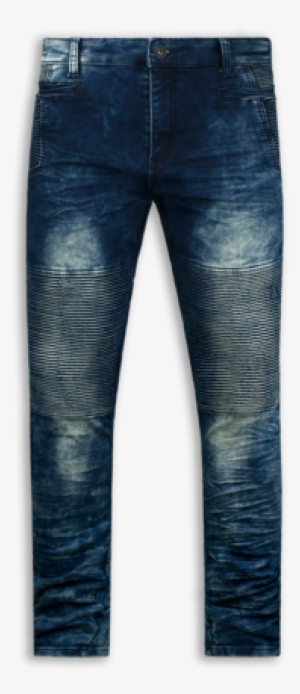 Mens Rs7 Premium Distressed Stretch Zipper Biker Ripped - Slim-fit Pants