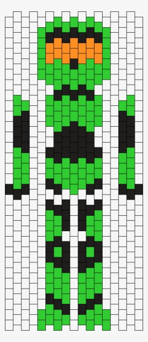 Halo Spartan Peyote Doll Bead Pattern - Illustration