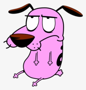 Yeah This Thread Totally Isn't Gonna End Badly, Or - Courage Dog Clip Art