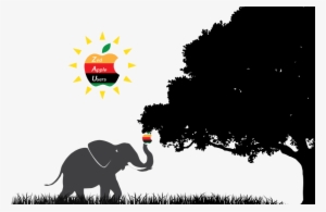 Come Join Zed Apple Users - Oak Tree Logo Silhouette