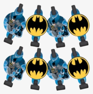 Batman Party Blowouts Pk8 - Batman Blowouts