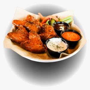 Hot Buffalo Wings With Dipping Sauce - Good Food