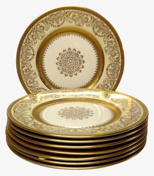 Gold Plate Png - Set Of Plate Png