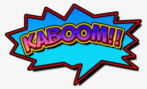 Comic Book Themed Speech Bubbles - Kaboom Speech Bubbles