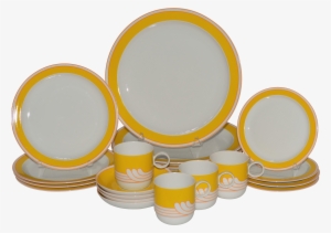 Plate Clipart Dinner Set - Rosenthal Studio Linie Yellow China