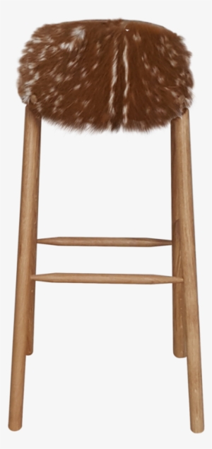 Back Blond Deer Chair