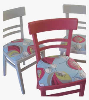 Trio Of Aqua Chairs - Table