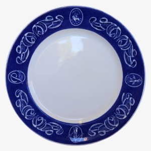 Grindley Ambassador Hotel Chicago Dinner Plate Blue - Pump Room