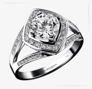 Love My N Ring Gold Diamonds By - Love My Love Mauboussin