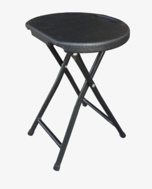 Black Super Sturdy Folding Stool - Stołek Kuchenny
