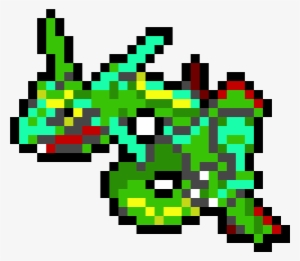 Rayquaza - Rayquaza Pixel Art