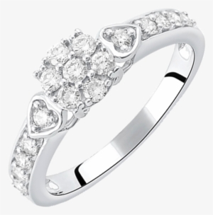 Banner Royalty Free Library Diamond White Cluster From - Ring