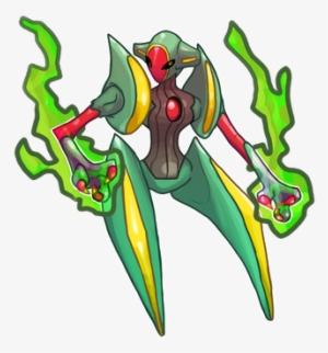 Deoxys's Rayquaza Form Fanart By El Dark Core - Dark Deoxys