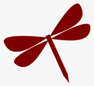 Red Bull Silhouette Vector Illustration Public Domain - Dragonfly Vector Png