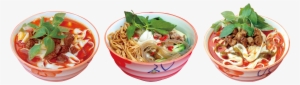 Three Bowl Noodles Special Pasta Food Design Element - Noodle