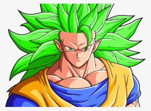 Goku Clipart Ssj God - Goku Super Saiyan God Green