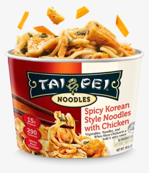 Spicy Korean Style Noodles With Chicken-pail - Tai Pei Beef & Broccoli - 14 Oz Box