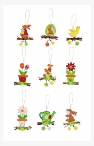 Wooden Decorations, Hanging