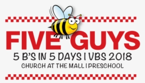 5 Guys Preschool Vbs - Five Guys Logo White