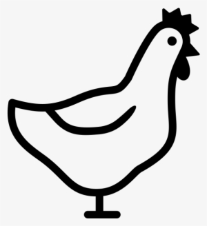 Hen Rubber Stamp - Chicken