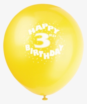 Happy 3rd Birthday Printed Balloons - Happy 12 Birthday Boy