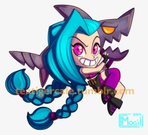 Lol Jinx Chibi By Tea-tiger - League Of Legends Chibi Jinx