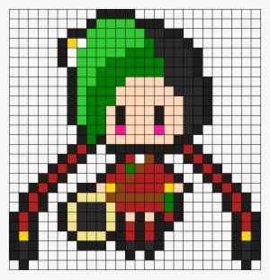 Firecracker Jinx Perler Bead Pattern / Bead Sprite - Jinx Perler Beads