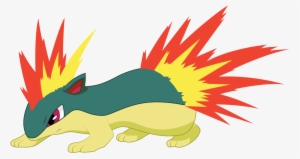 Quilava, A Fire-type Pokemon And The Evolve Form Of - Pokemon Cyndaquil