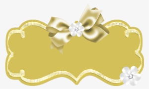 Ribbons, Parties, Bow Making, Borders And Frames, How - Cute Labels With Ribbons Or Bows