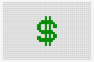 Pixel Art Dollar Sign