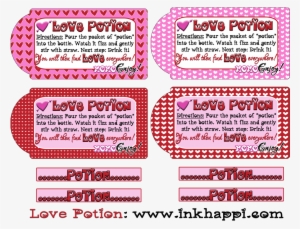 Cute Love Potion Valentine Gift Idea With Free Printables - Cute Valentines Gift Tags