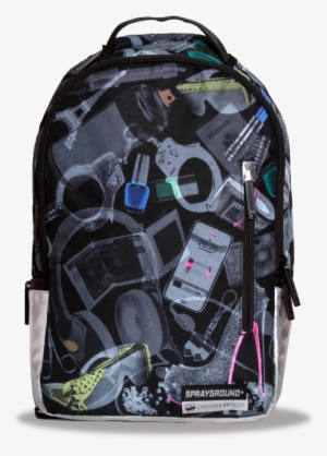 Camo Gray Grillz Backpack - Airport Bag X Ray