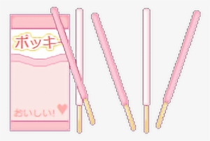 Pixel Pink Aesthetic Kawaii Pocky Png Pixel Pocky Aesthetic - Pocky Pixel