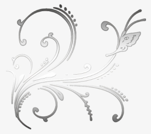 Clip Art Scroll Sticker Design With Ornate Vector And - Clip Art