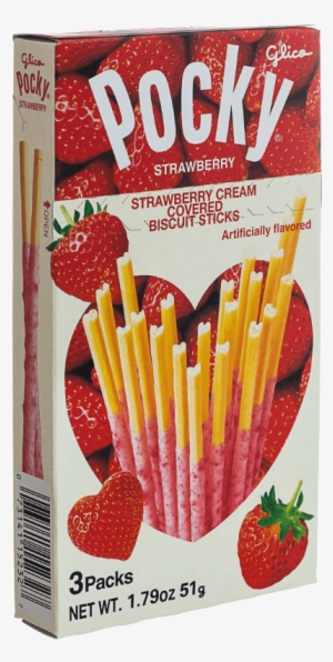 Pocky Tsubu Ichigo - Glico Pocky Biscuit Sticks, Strawberry Coated