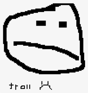 Sad Troll Face - Smiley