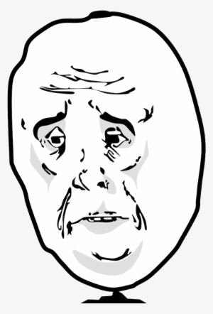 Comment Picture - Troll Face Okay Png