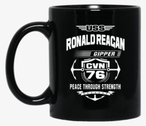 Uss Ronald Reagan Cvn-76 Coffee Mugs - Remember When Robocop Shot That Dude