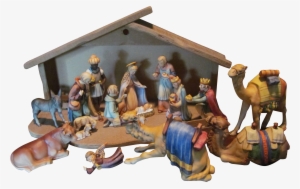 Goebel Hummel 15pc Figurine Christmas Nativity Set - Christmas Day