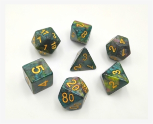 （blue Yellow Rose Red) Marble Dice - Dice