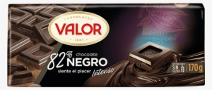 Dark Chocolate 82% Cocoa - Chocolate Valor 82