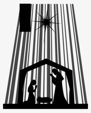 Nativity Silhouette Free 8 Free Clip Art Nativity Scene - Grund Für Das Jahreszeit-weihnachten Karte