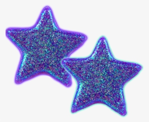 Glitter Stars, Sparkles Glitter, Belle Etoile, Purple - Blue Aesthetic Tumblr Png