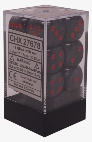 Velvet Black With Red 16mm D6